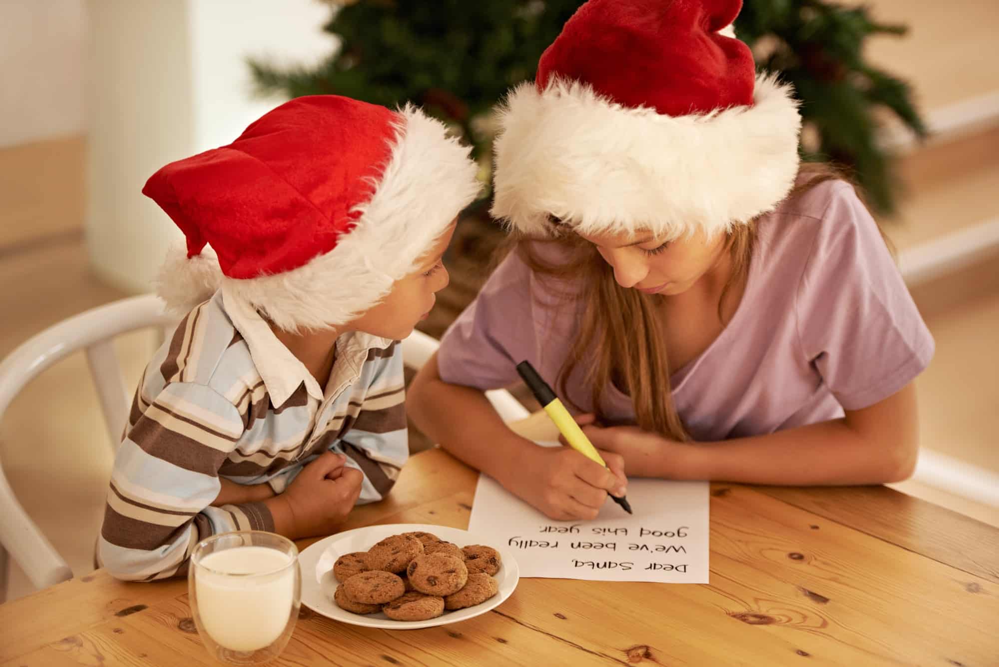 comment recevoir une lettre du père Noël